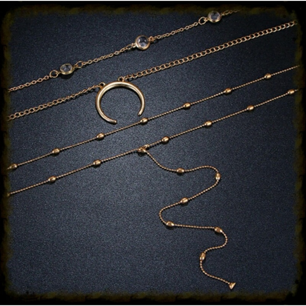 🗿🗿Bohemian Moon Multi-layer Necklace 🗿🗿 - Picture 5 of 5